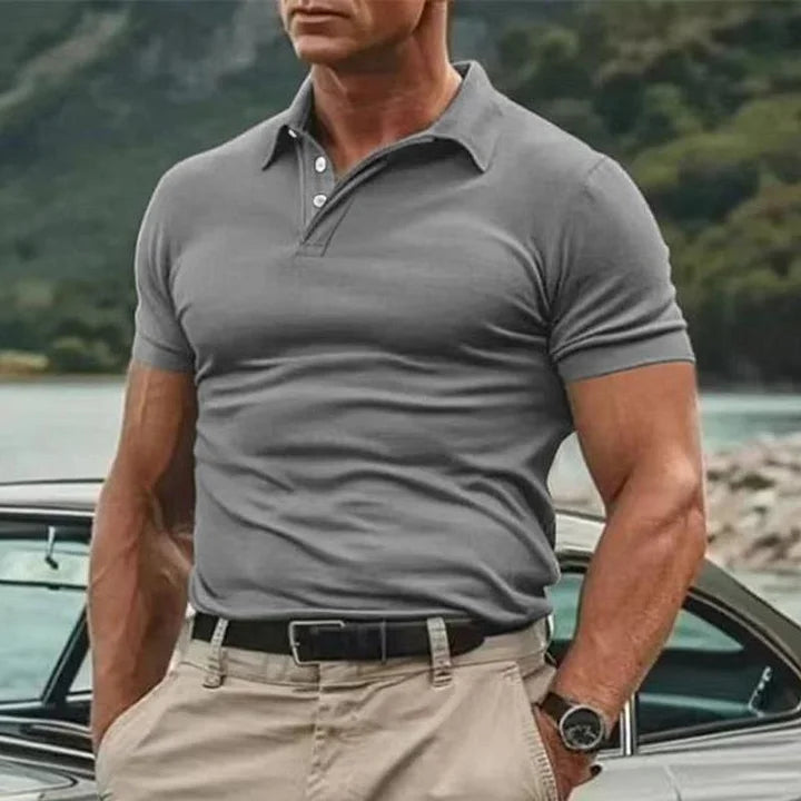Saul | Summer Polo Shirt for Men - Lightweight and Stylish - Image 2