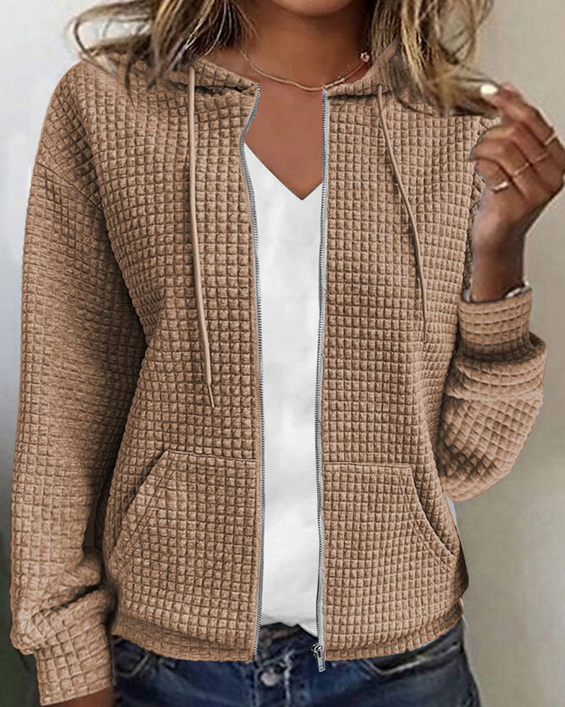 Patty | Women's Zip-Up Casual Hoodie - Image 5