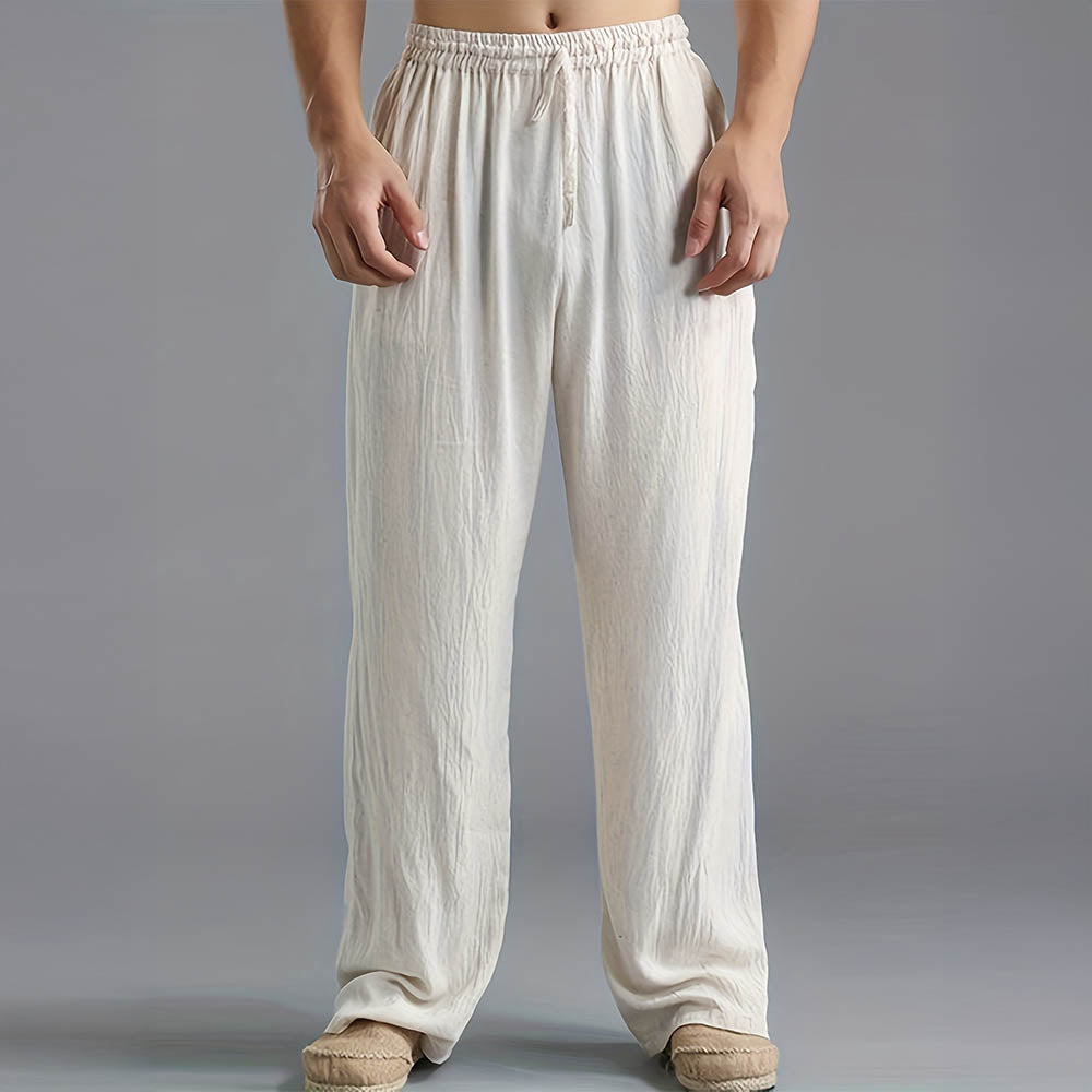 Chris - samuel linen pants | Breathable Lightweight Trousers - Image 1