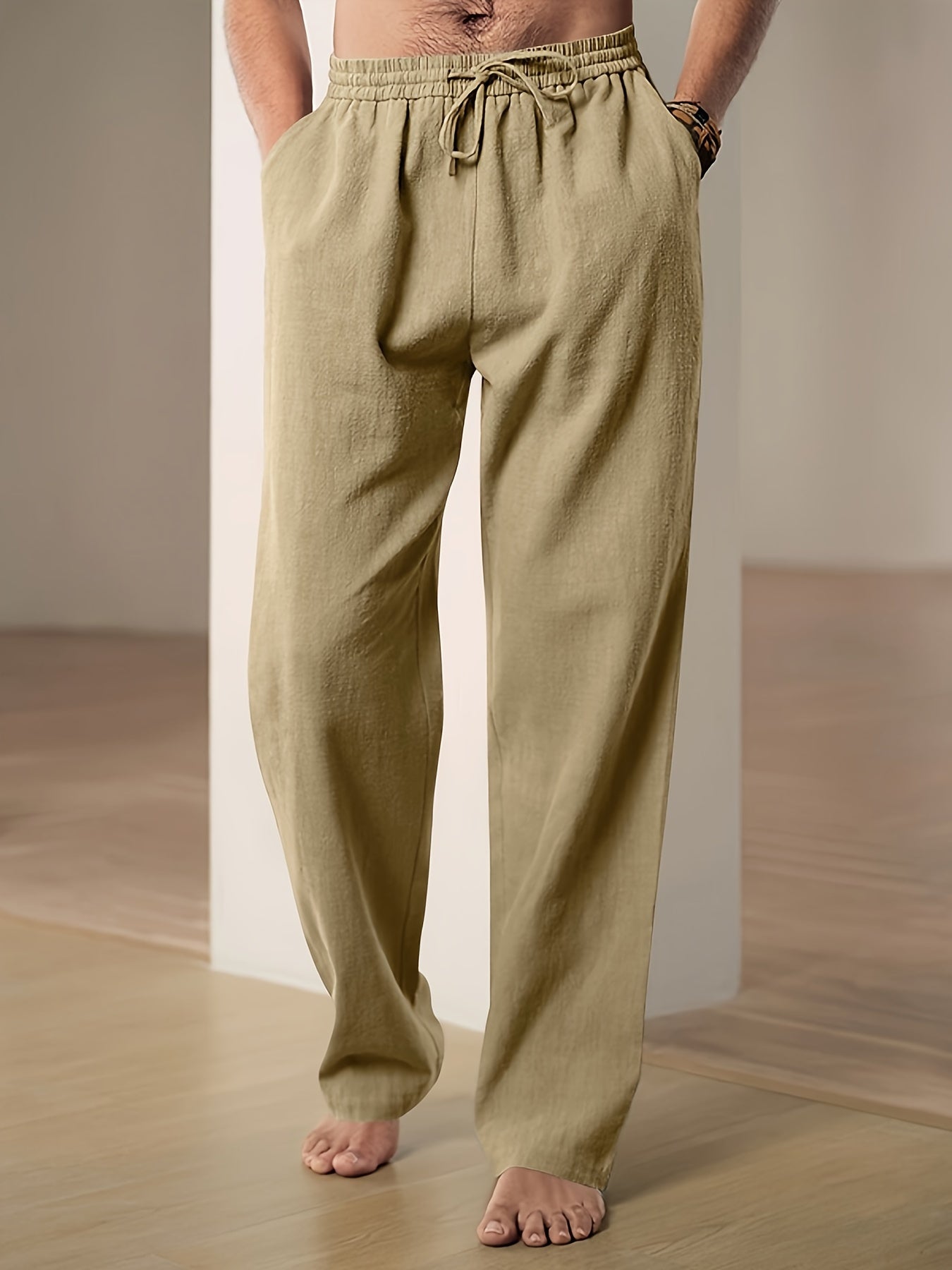 Omar | Relaxed Fit Drawstring Pants for Men - Comfortable Summer Style - Image 3