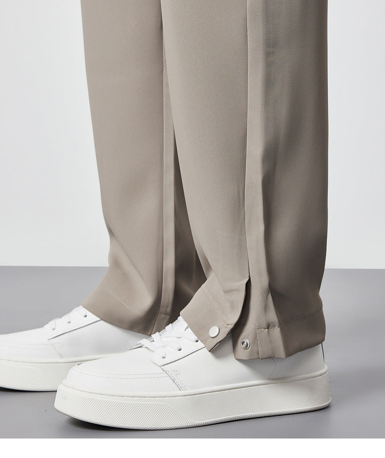 Samuel | Men's Pleated Wide Leg Pants - Image 13
