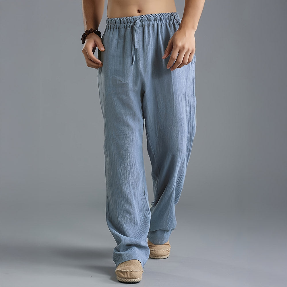 Chris - samuel linen pants | Breathable Lightweight Trousers - Image 2