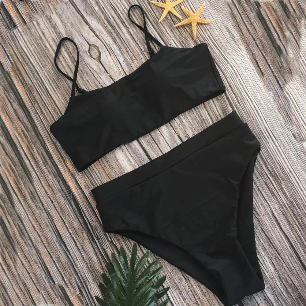 Couture-moda | Women’s Waisted Bikini Swimsuit - Tummy Control, Padded Two-Piece - Image 4