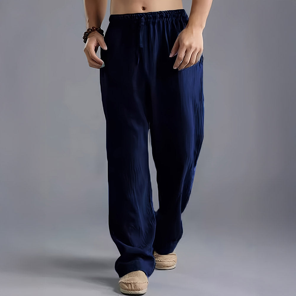 Chris - samuel linen pants | Breathable Lightweight Trousers - Image 5