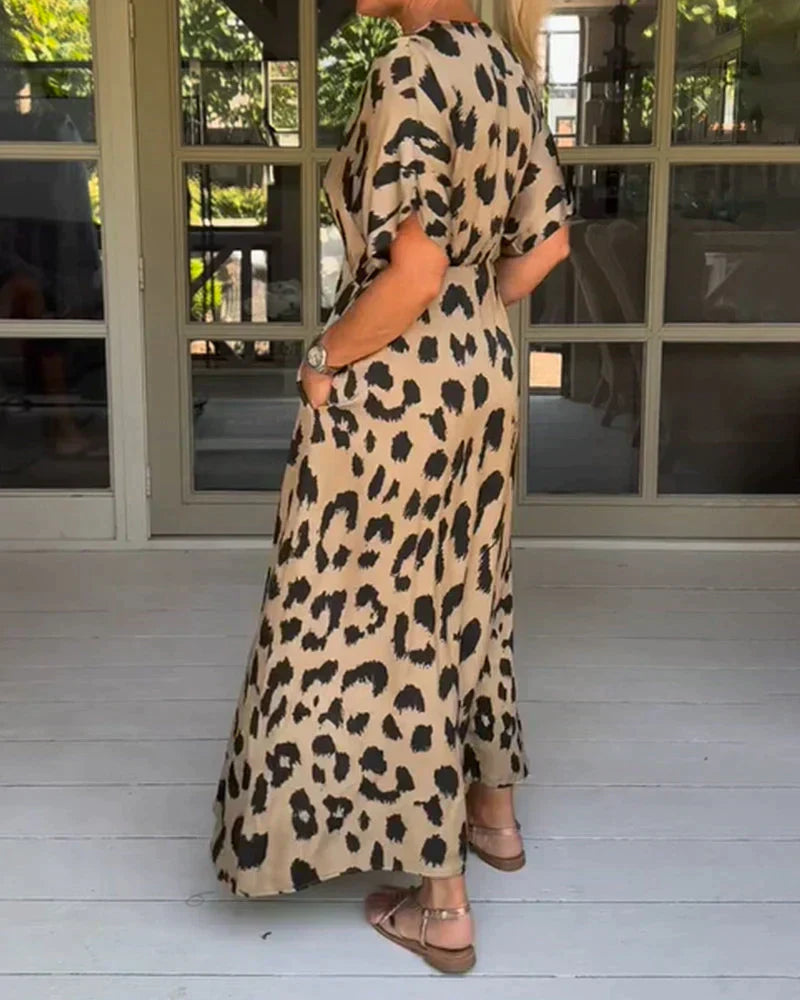 Sharon | Stylish Leopard Print Dress - Image 4