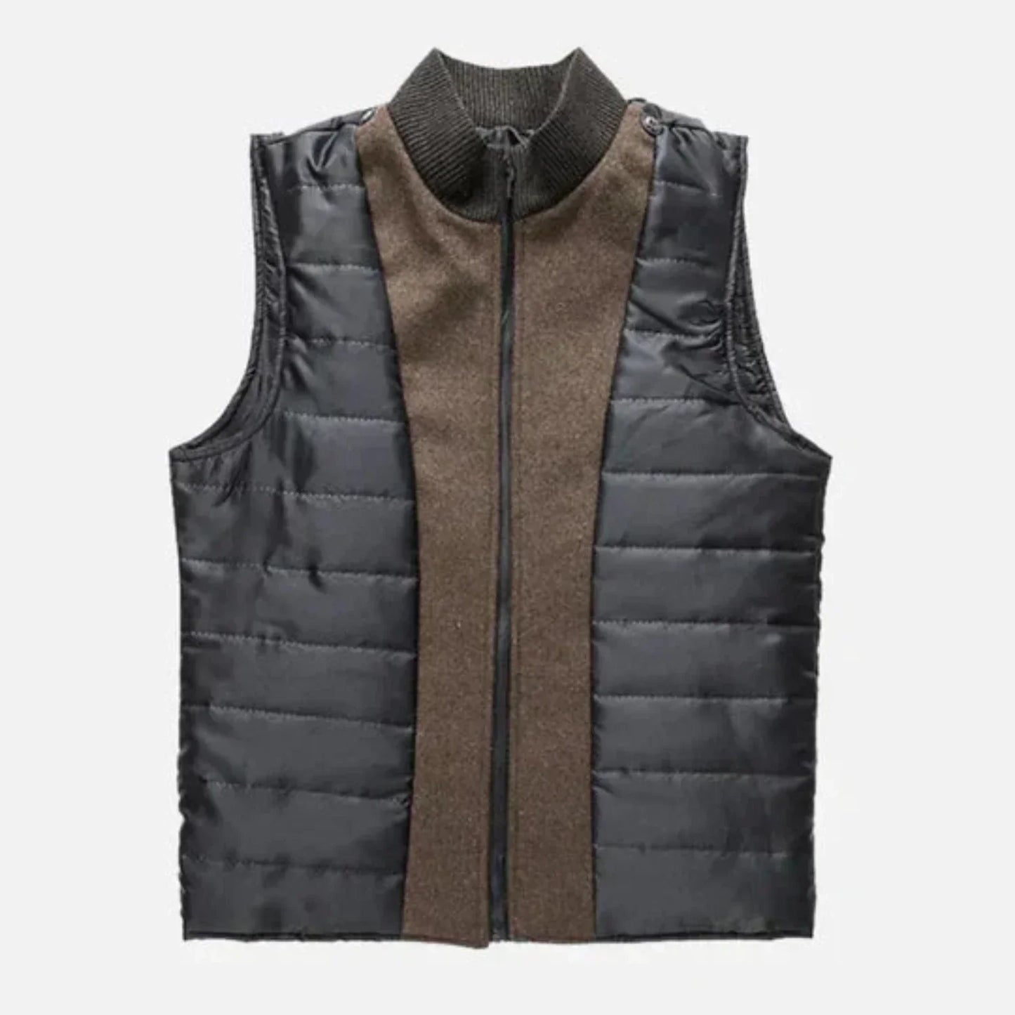 Edward | Men's Mid-Length Stand Collar Overcoat - Image 4