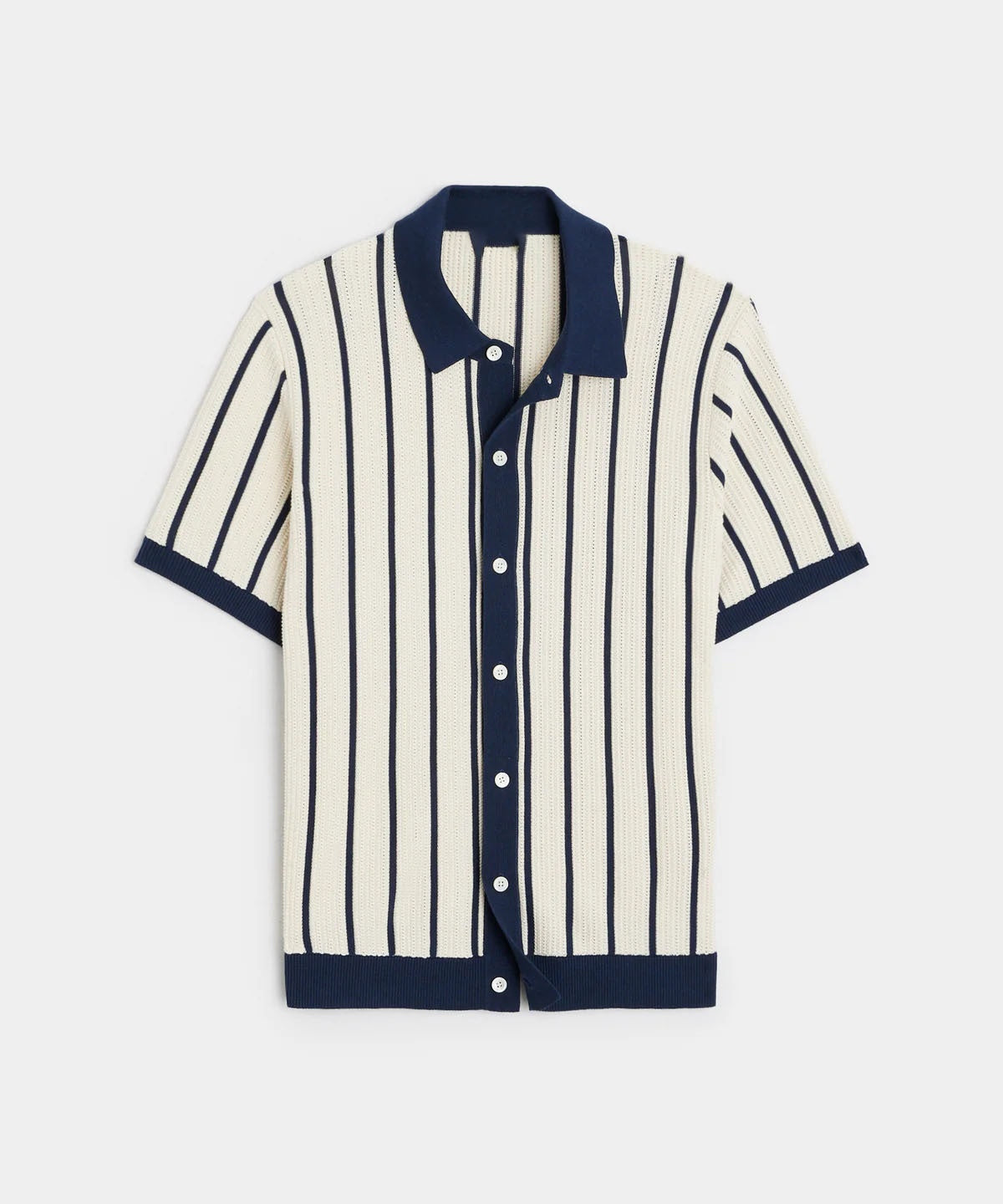 Russell | Men's Vertical Striped Button-Down Shirt - Image 3