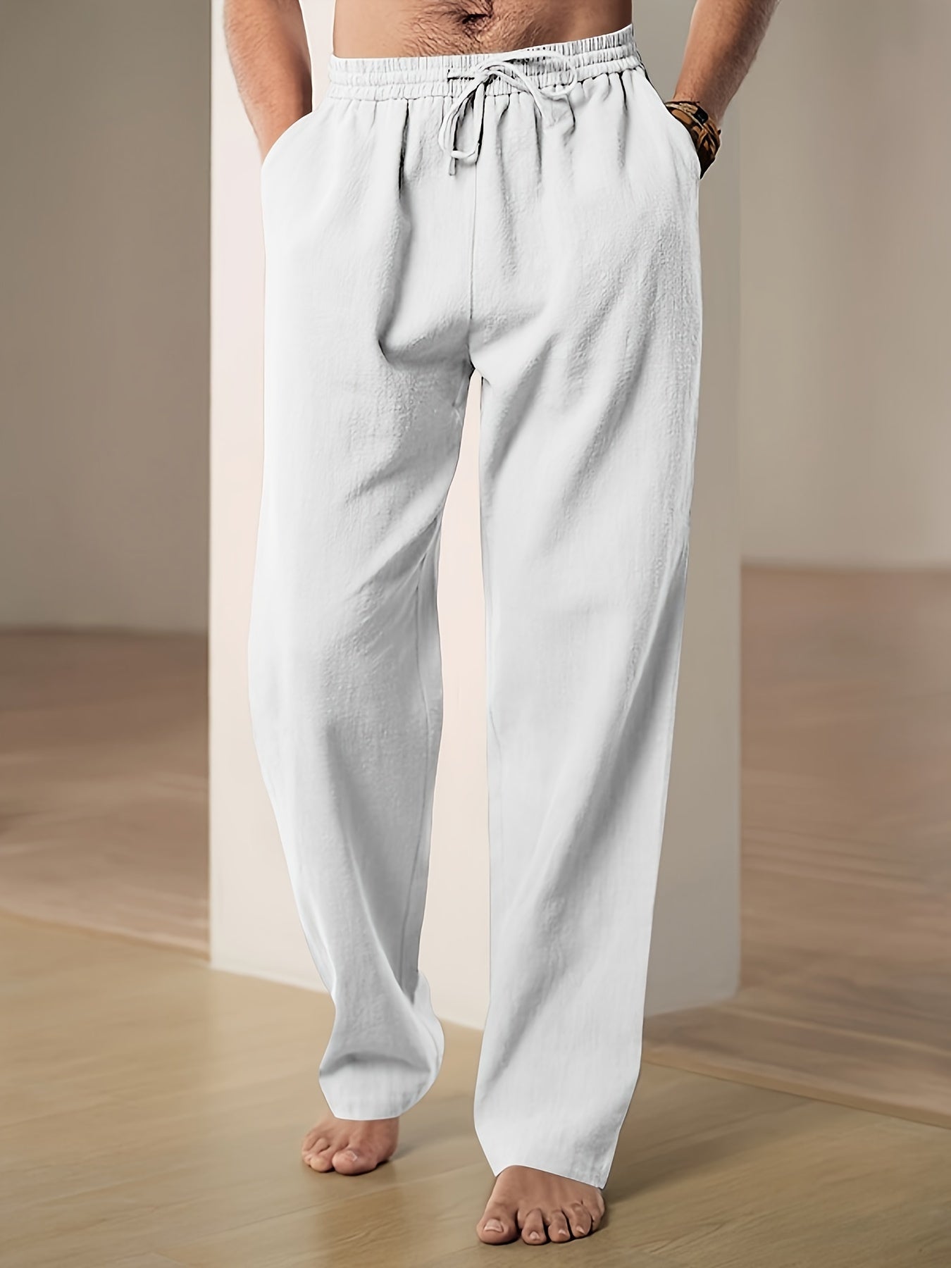 Omar | Relaxed Fit Drawstring Pants for Men - Comfortable Summer Style - Image 6