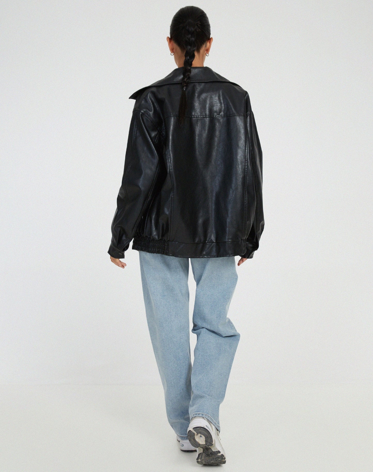 Sylvia | Women's Oversized Bomber Jacket - Image 6