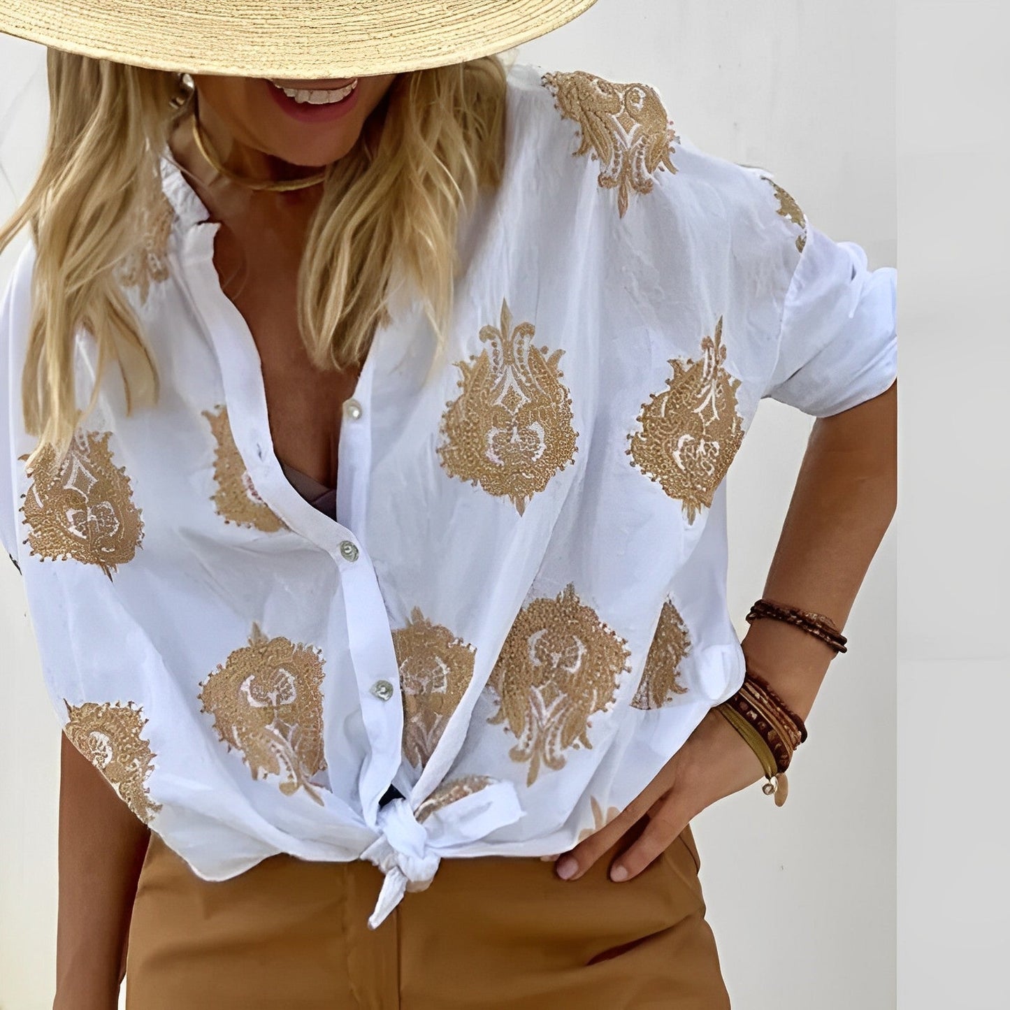 Paige | Stylish Button-Up Blouse for Women - Image 2
