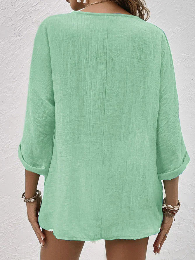 Angela | Stylish Button-Up Blouse - Image 6
