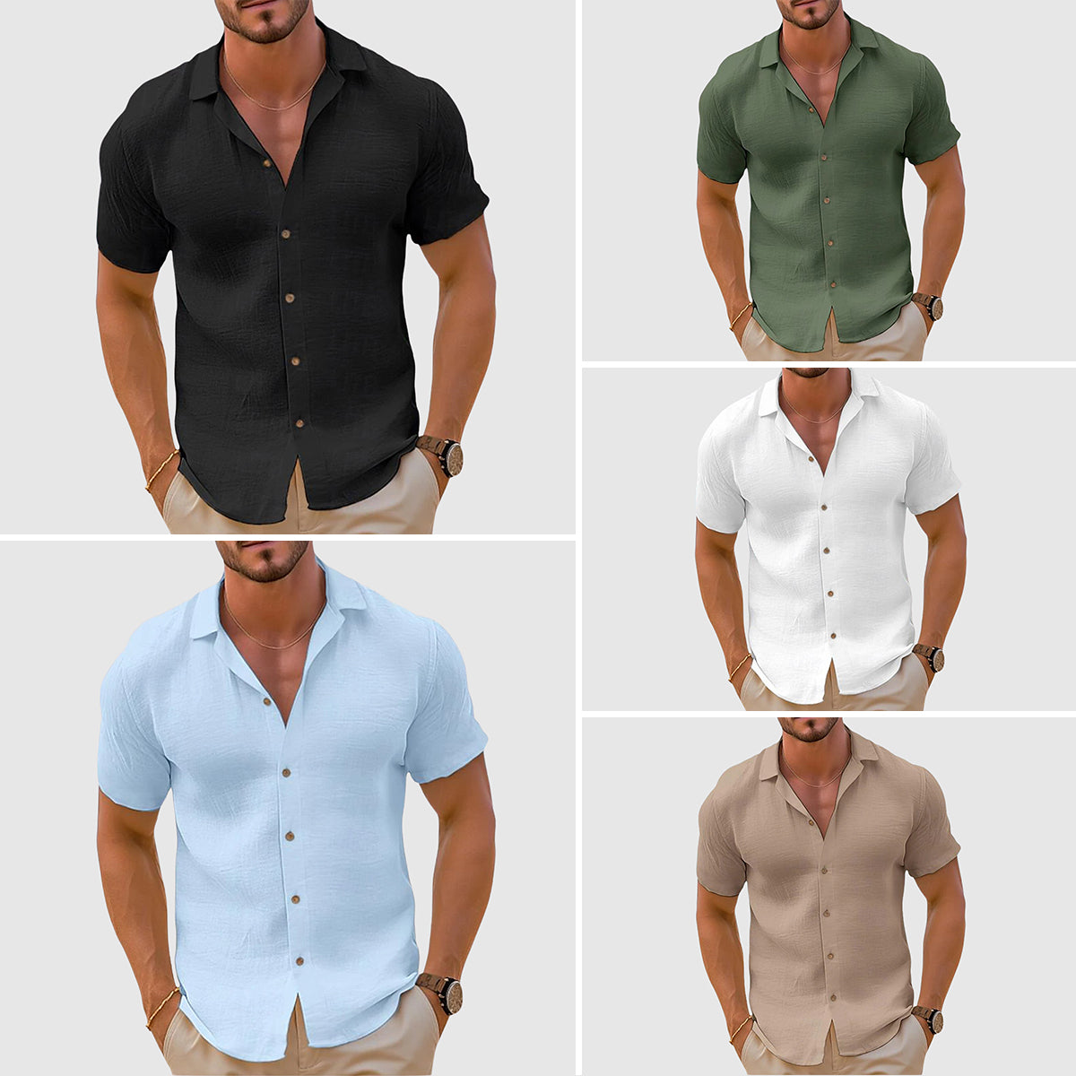 Lorenzo vitali island linen shirt | Premium Casual Top - Image 6
