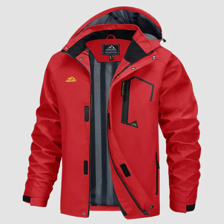 Dorian | Men's Lightweight Hooded Rain Jacket - Image 6