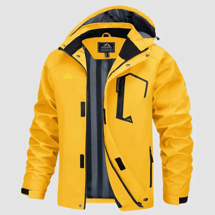 Dorian | Men's Lightweight Hooded Rain Jacket - Image 3