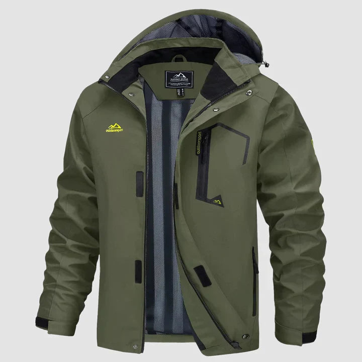 Dorian | Men's Lightweight Hooded Rain Jacket - Image 4