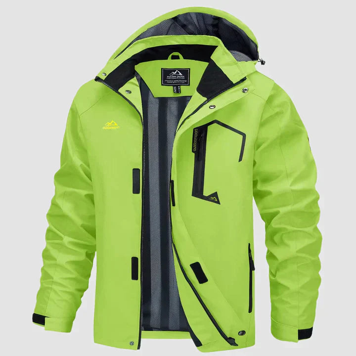 Dorian | Men's Lightweight Hooded Rain Jacket - Image 9