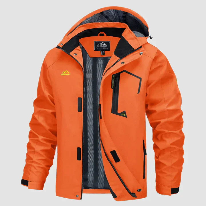 Dorian | Men's Lightweight Hooded Rain Jacket - Image 7