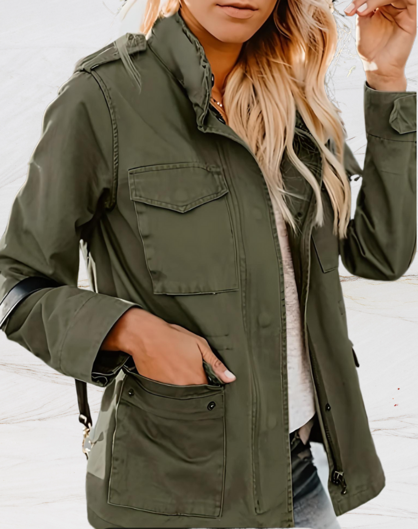 Cassandra | Women's Utility Anorak Jacket - Image 3