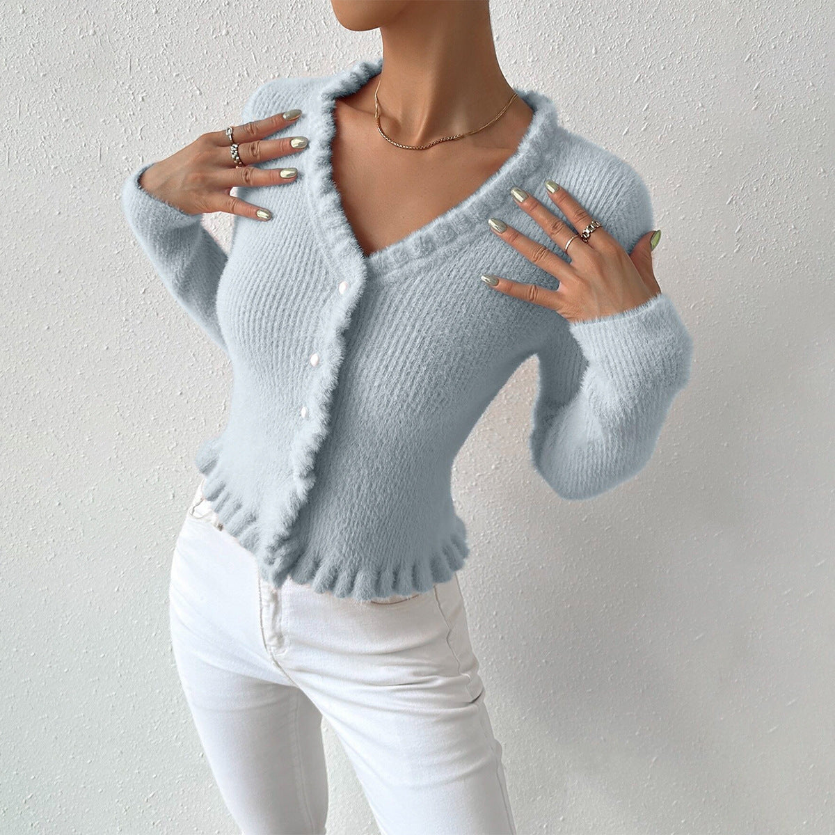 Susan | Women's Fitted Cardigan - Image 2