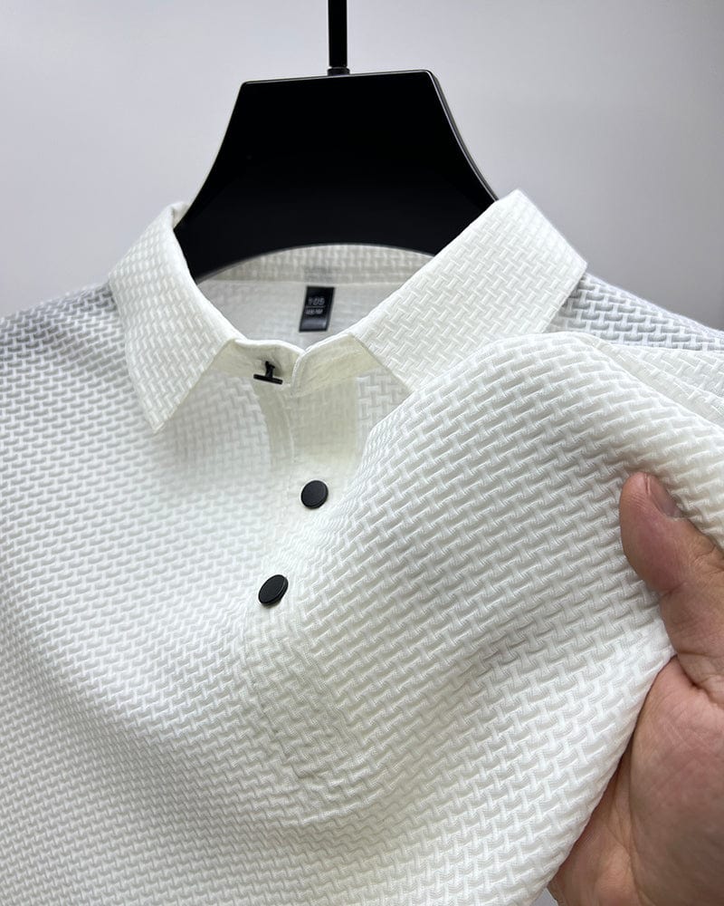 Samuel | Stylish Performance Polo Shirt for Men - Image 5