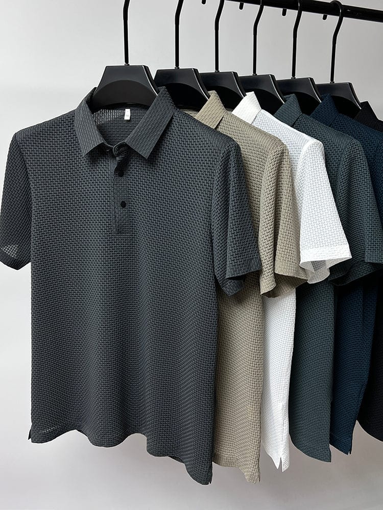 Samuel | Stylish Performance Polo Shirt for Men - Image 9
