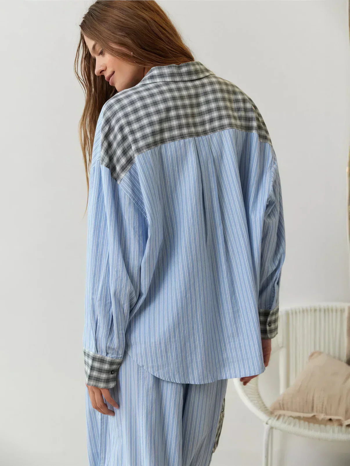 Stacy | Women's Long Sleeve Button-Down Pajama Set - Image 7