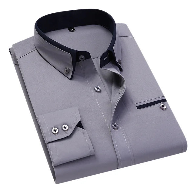 Ike | Stylish Casual Long Sleeve Shirt for Men - Image 6