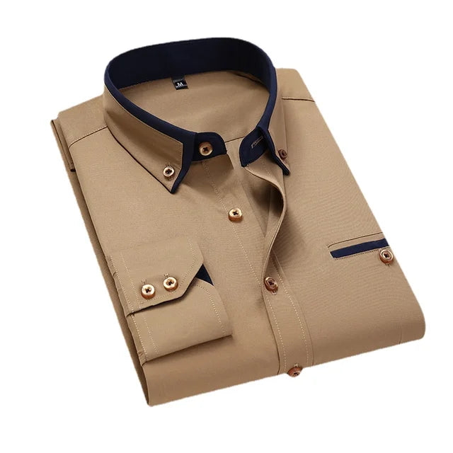 Ike | Stylish Casual Long Sleeve Shirt for Men - Image 5