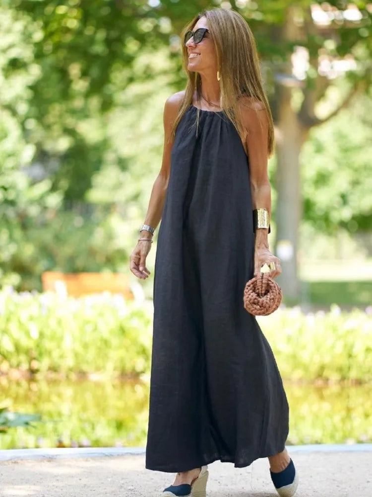 Melinda | Elegant Halter Dress for Summer Events - Image 5