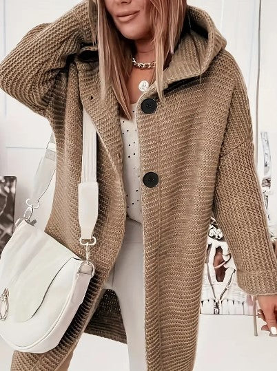 Sheryl | Women's Hooded Oversized Cardigan - Image 2