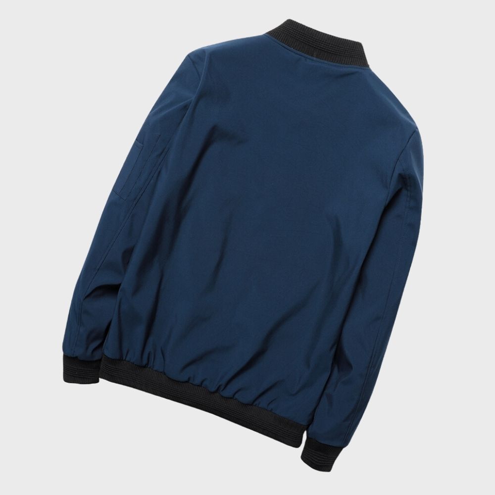 Darryl | Men's Zip-Up Bomber Jacket - Image 11