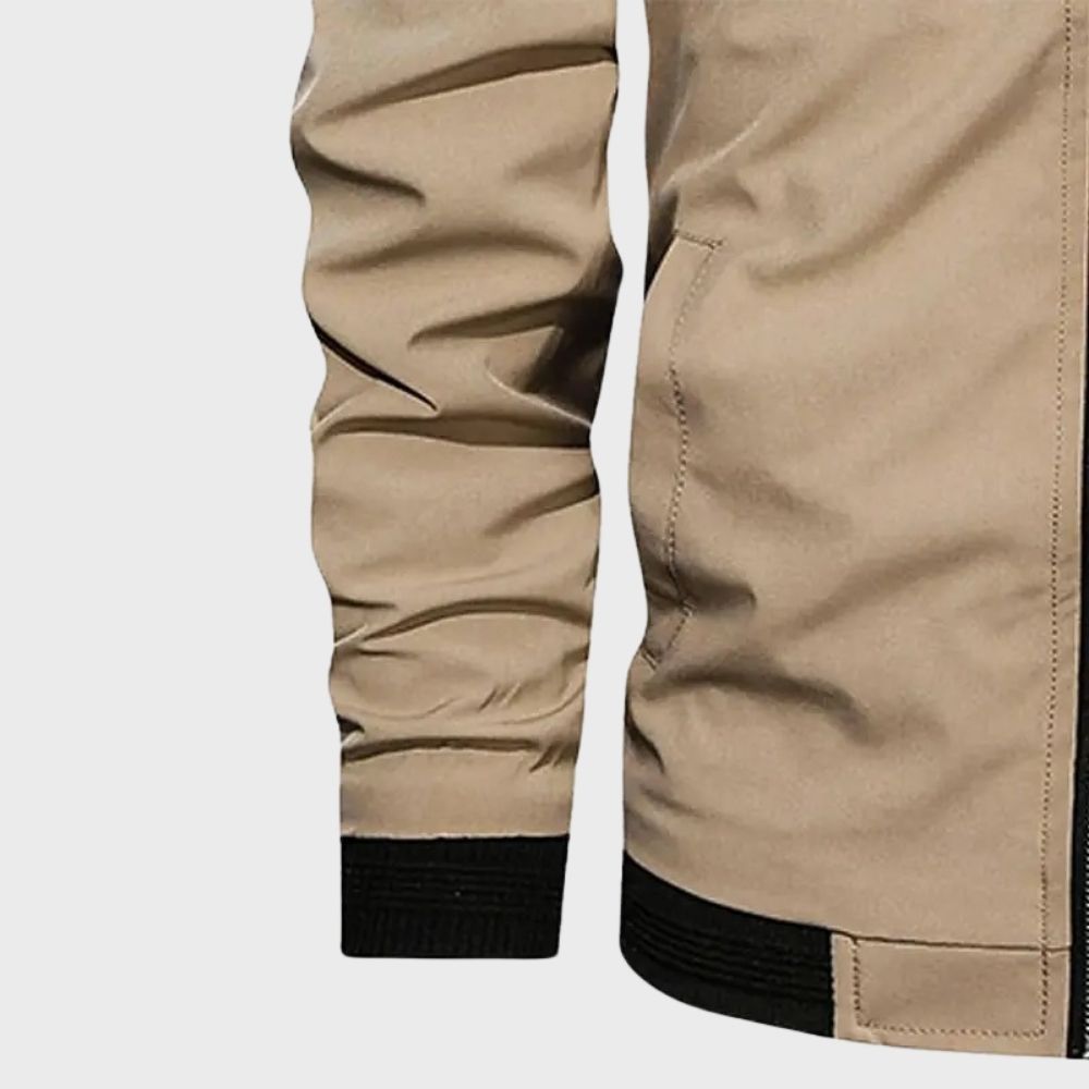 Darryl | Men's Zip-Up Bomber Jacket - Image 12