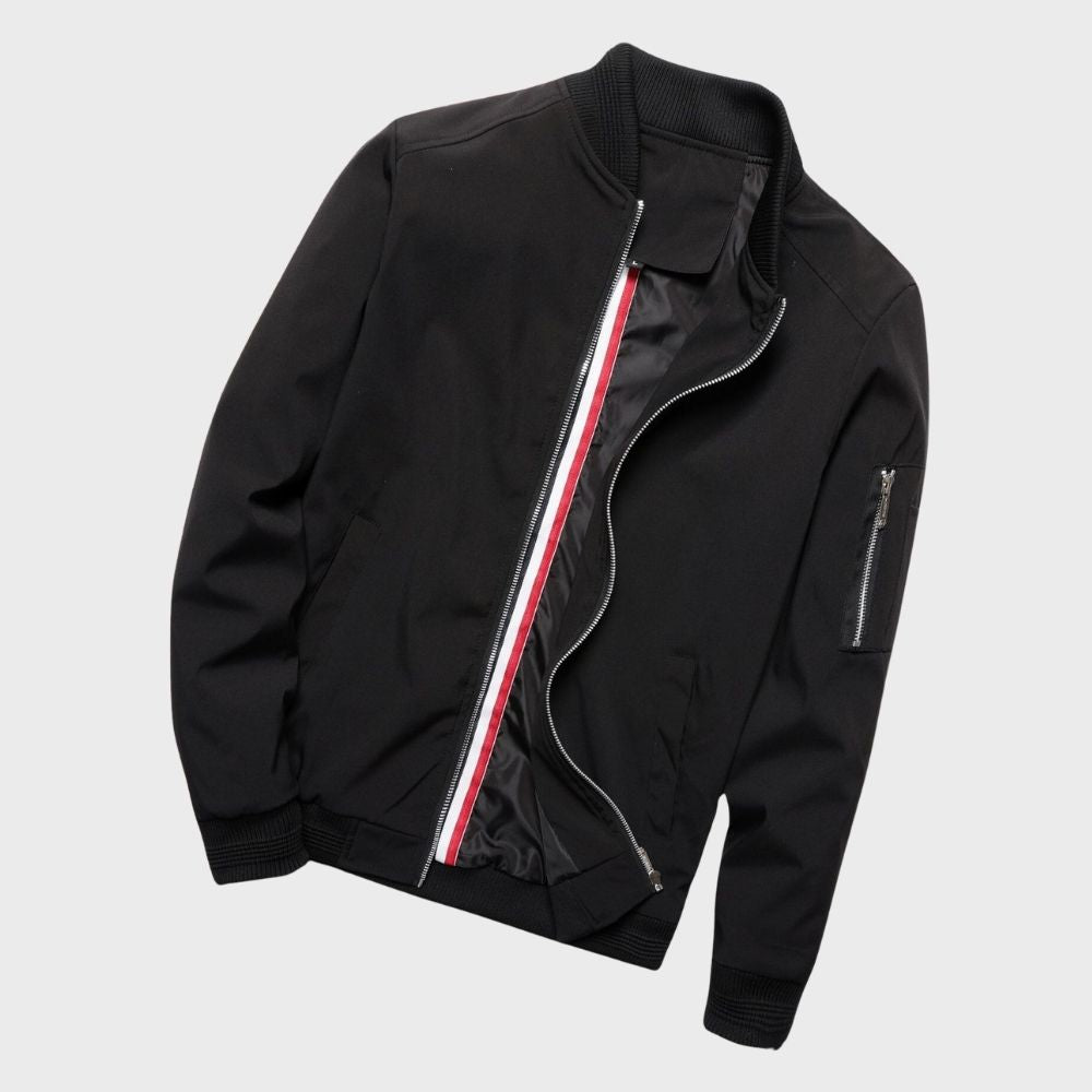 Darryl | Men's Zip-Up Bomber Jacket - Image 7