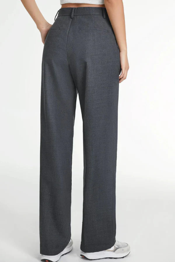 Janine | Charcoal Tailored Pants for Effortless Elegance - Image 4