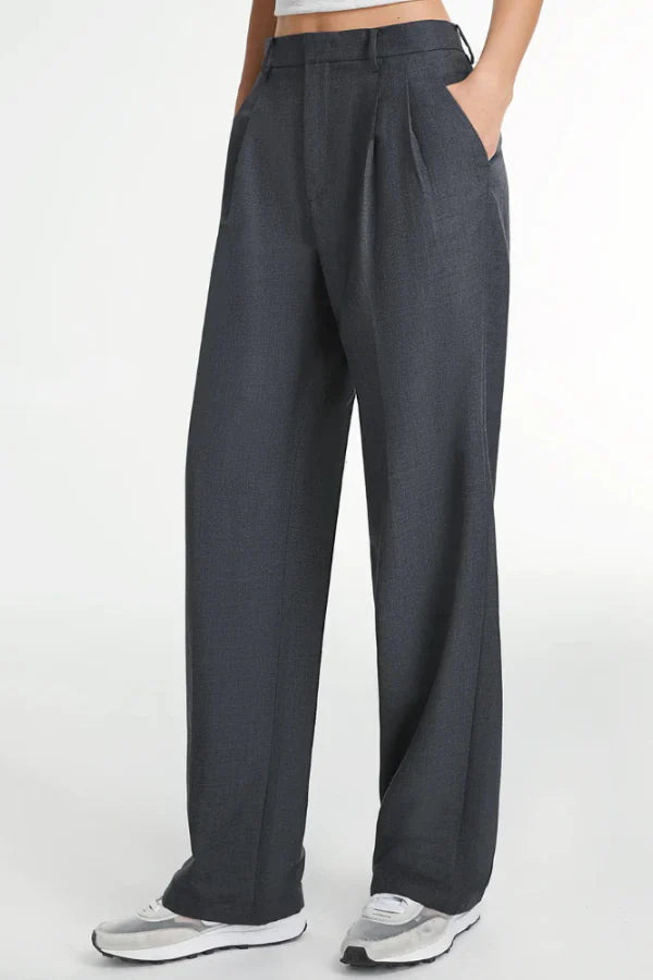 Janine | Charcoal Tailored Pants for Effortless Elegance - Image 5