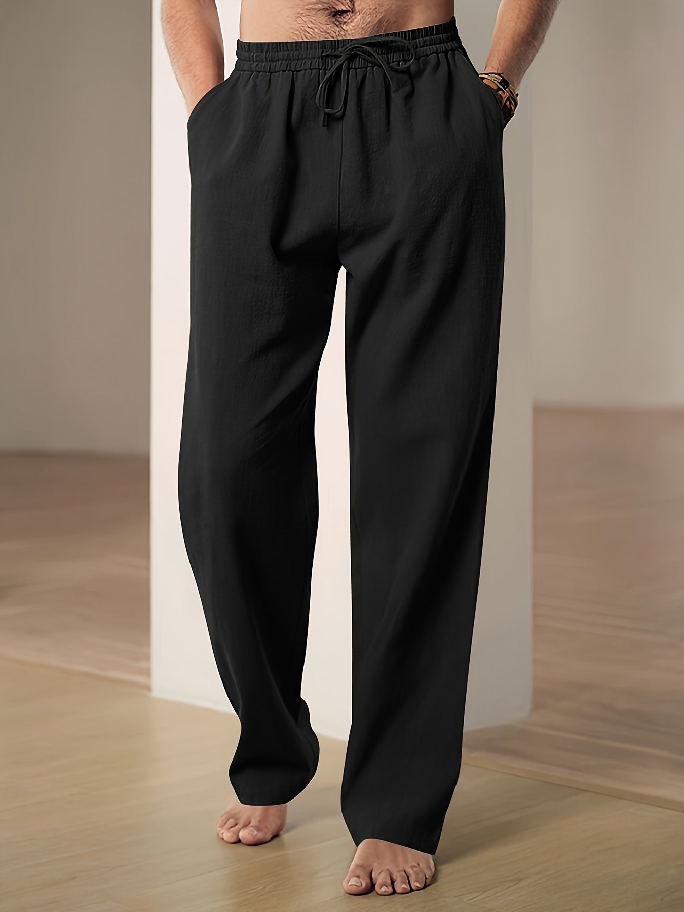 Omar | Relaxed Fit Drawstring Pants for Men - Comfortable Summer Style - Image 5