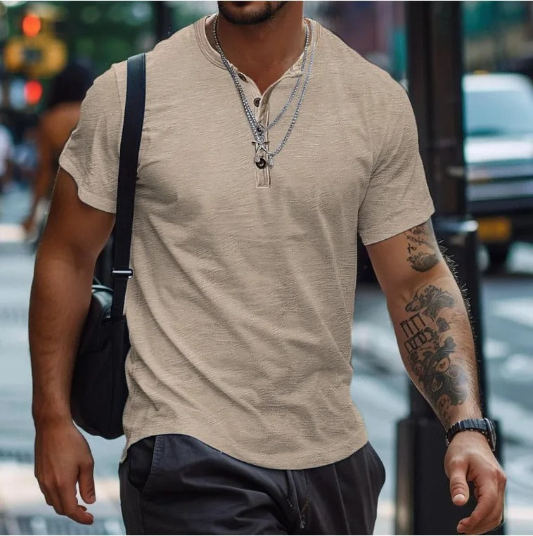 Clinton | Classic Crew Neck T-Shirt in Solid Colors - Image 7