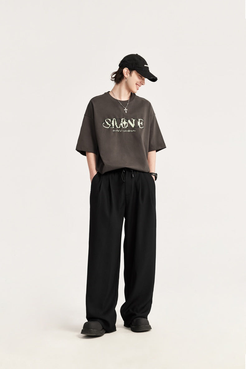 Perry | Men's Wide Leg Drawstring Pants - Image 3
