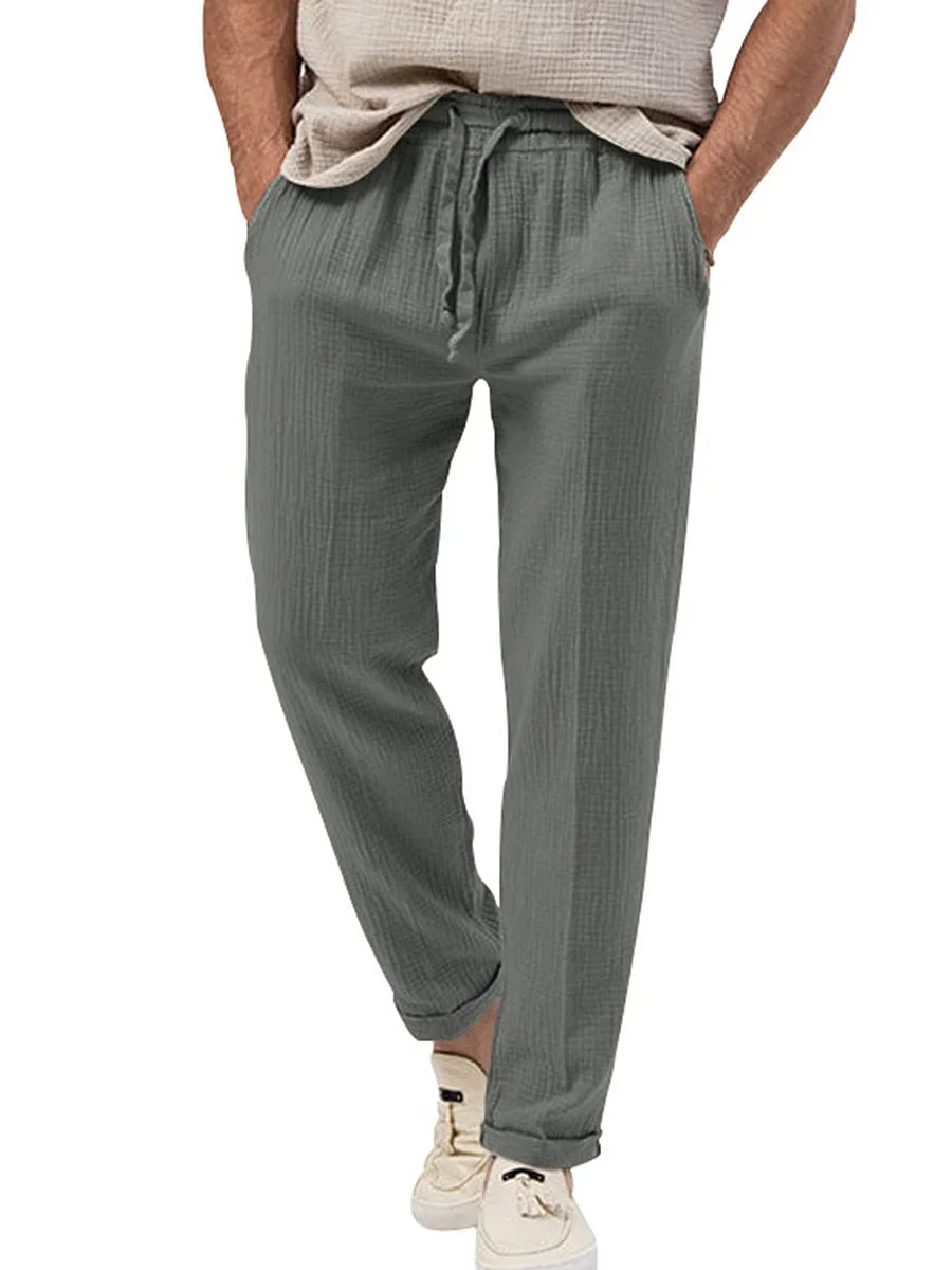 Parker | Men's Lightweight Linen Summer Pants - Image 3