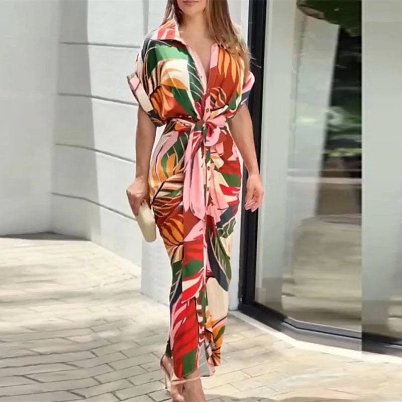 Susan | Elegant Summer Liora Drape Dress for Stylish Comfort - Image 3