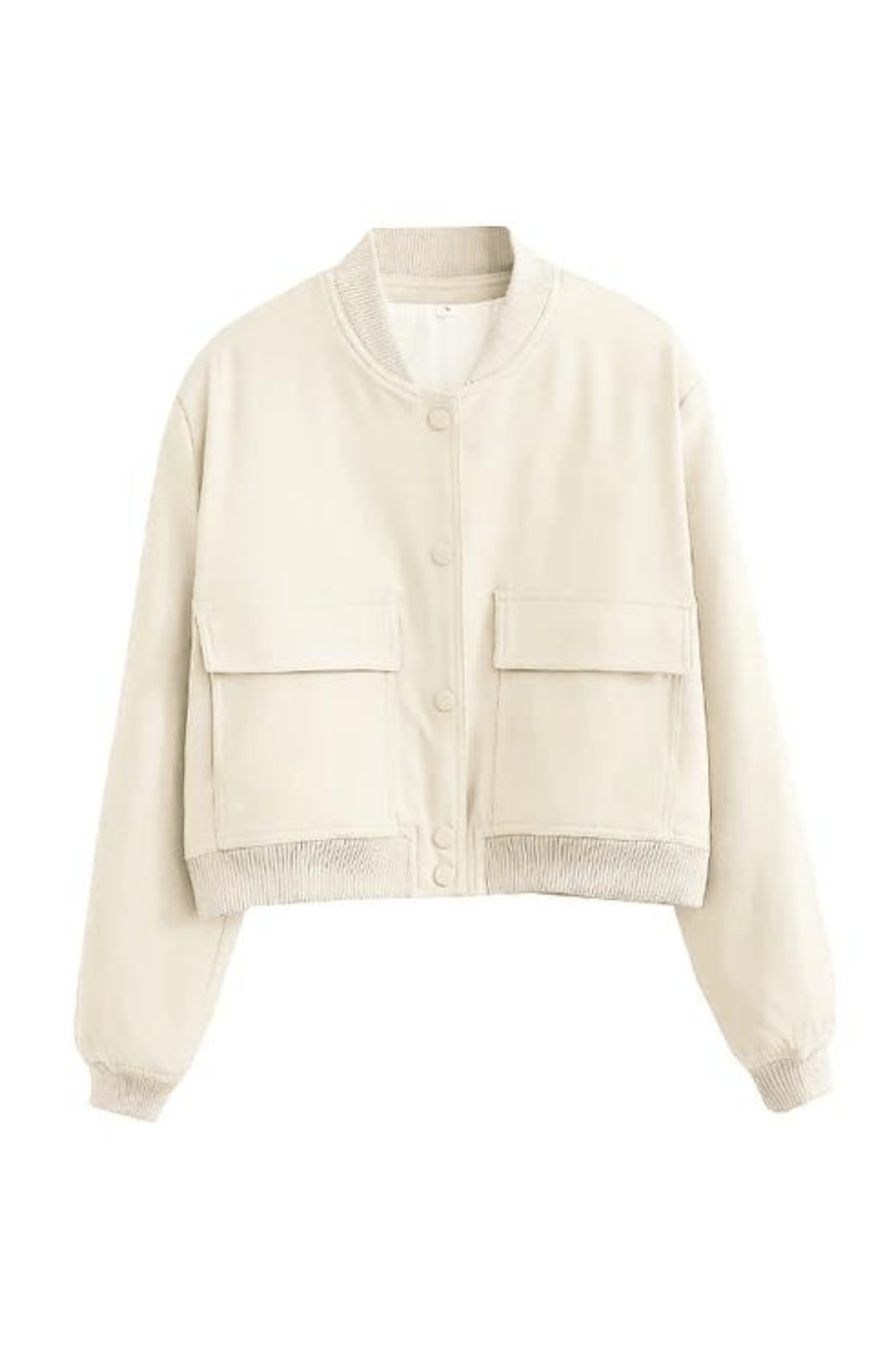 Tiffany | Women's Cropped Bomber Jacket - Image 5
