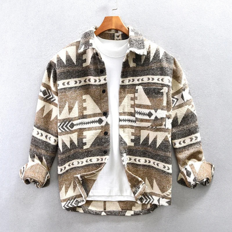 Herbert | Men's Long Sleeve Button-Down Shacket - Image 2