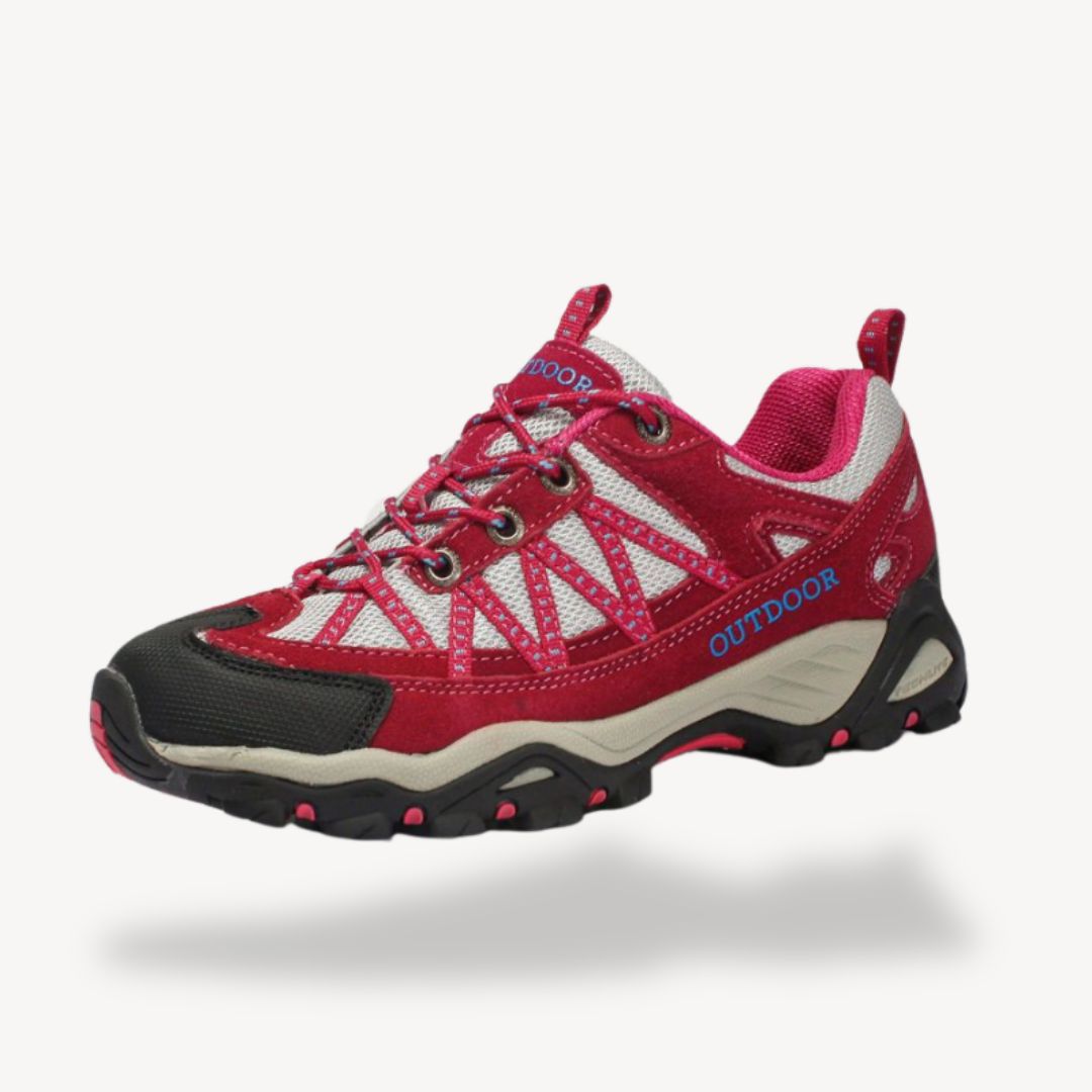 Louie | Women's orthopaedic hiking shoes made from suede - Image 8