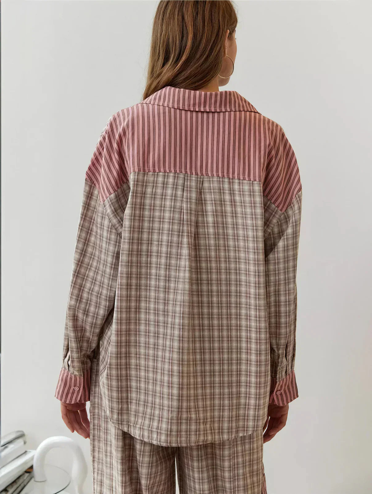 Stacy | Women's Long Sleeve Button-Down Pajama Set - Image 4