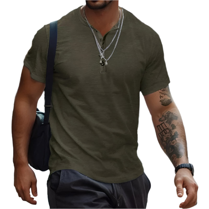 Clinton | Classic Crew Neck T-Shirt in Solid Colors - Image 4