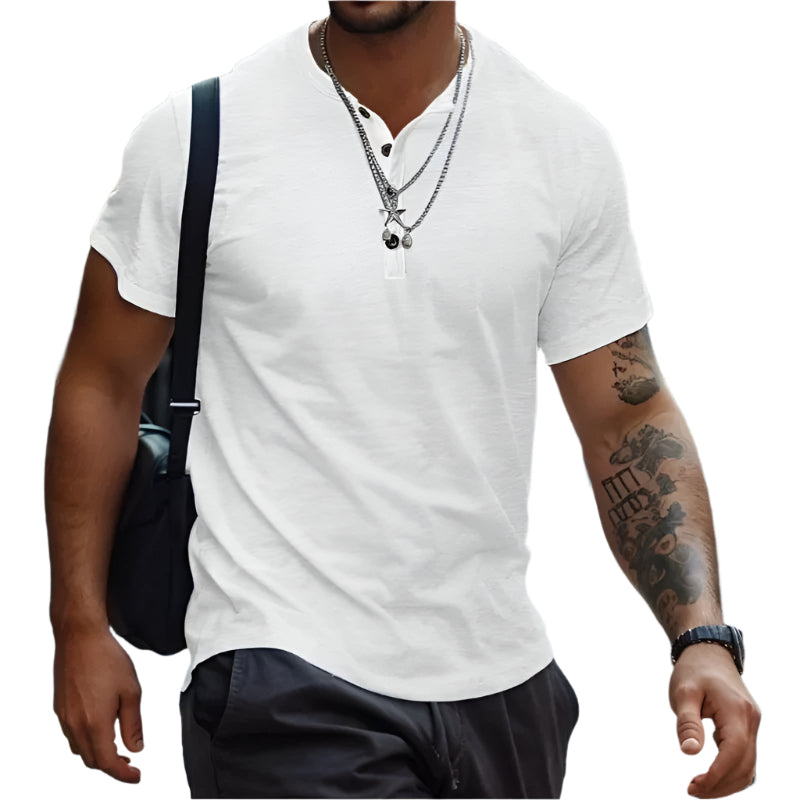 Clinton | Classic Crew Neck T-Shirt in Solid Colors - Image 5