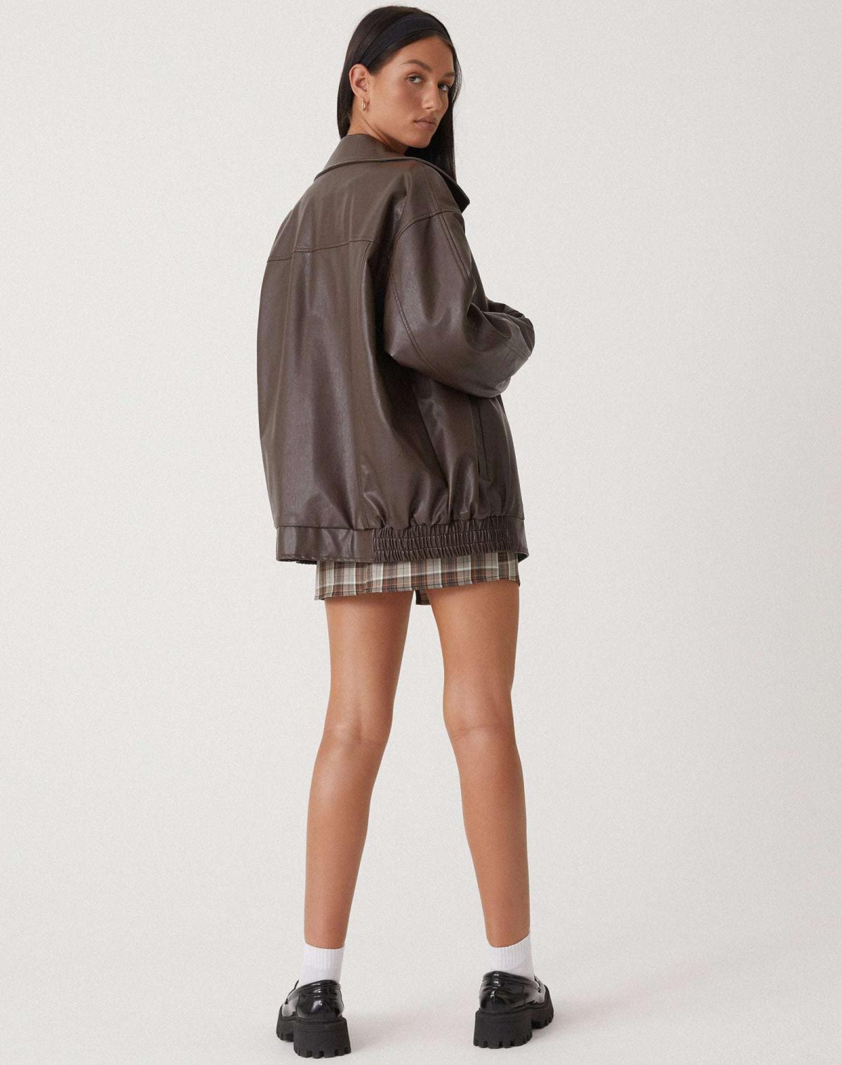 Sylvia | Women's Oversized Bomber Jacket - Image 4