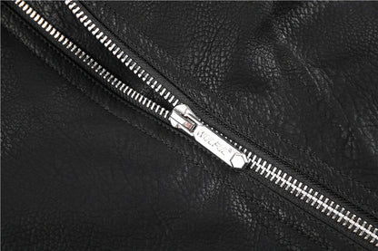 Ruben | Men's Slim-Fit Leather Biker Jacket - Image 7