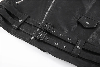Ruben | Men's Slim-Fit Leather Biker Jacket - Image 11