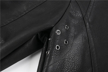 Ruben | Men's Slim-Fit Leather Biker Jacket - Image 12